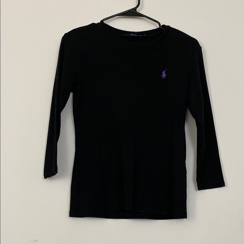 Ralph Lauren Black Crew Neck Sweater